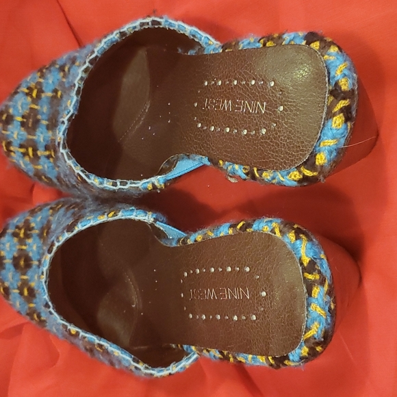 Nine West Knit Platform Clog Mule - Sz 8M - Picture 7 of 11